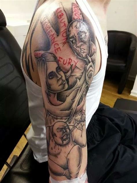 Seven Deadly Sins Tattoo Sleeve