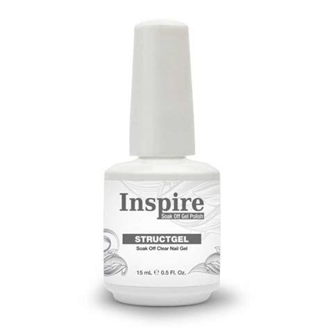 INSPIRE Structgel Skaidrus Nutirpinamas Bio Gelis Su Teptuku 15ml