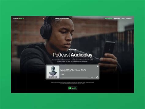 Podcast / Music - Intro Template Website