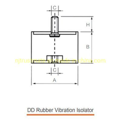 China Rubber M3 M16 Male Thread Anti Vibration Buffer Damper Mount