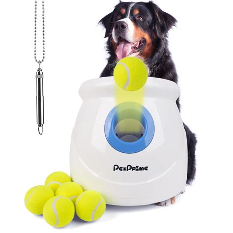 Petprime Dog Automatic Ball Launcher Dog Interactive Toy Dog Fetch Toy