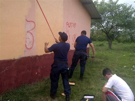 Borran Grafitis De Pandillas En Escuelas P Blicas De Santa Rita