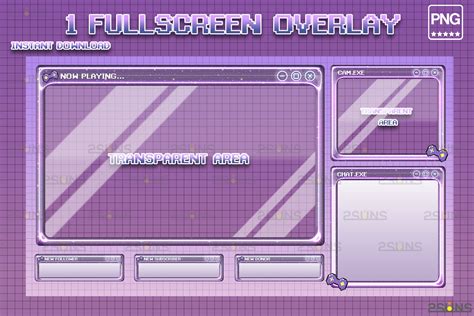 Kawaii Twitch Overlay Package Stream Webcam Overlay By 2suns Thehungryjpeg