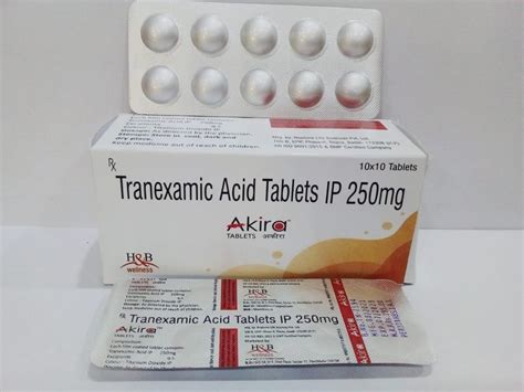 Tranexamic Acid Tablets 250 Mg AKIRA TAB Prescription Treatment