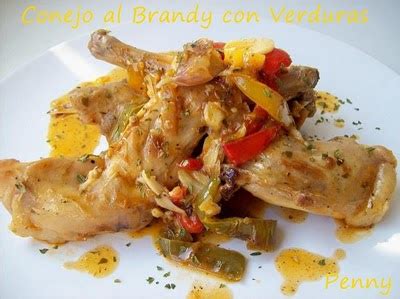 El Rinc N De La Mariposa Conejo Al Brandy Con Verduras