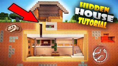 MINECRAFT EASY SECRET BASE DOOR Tutorial 4 How To Build A Hidden