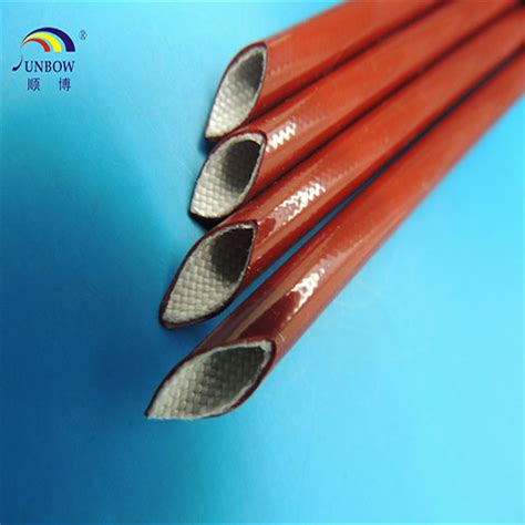 Ul Approval Flame Resistance Silicone Resin Coated Fiberglass Sleeving