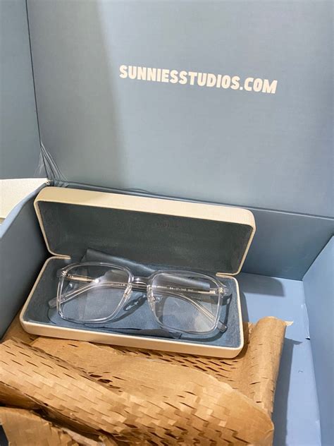 Sunnies Studios Optical Frame Dex In Crystal Specseyeglasses With