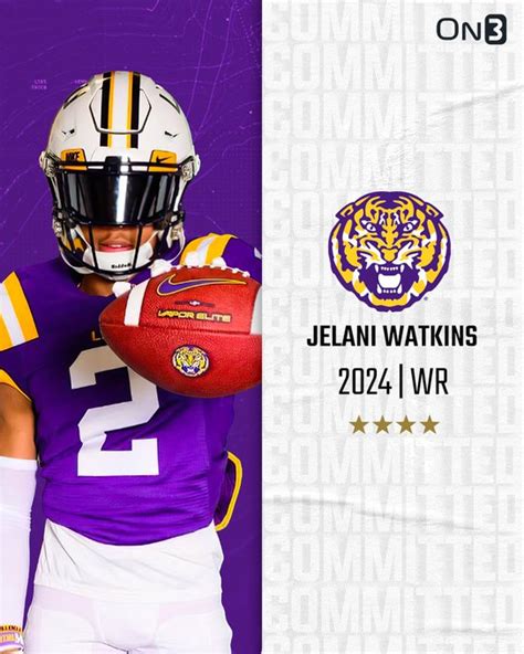 Boom Welcome Jelani Watkins 4 Star Wr Committed Out Of Klein Forest