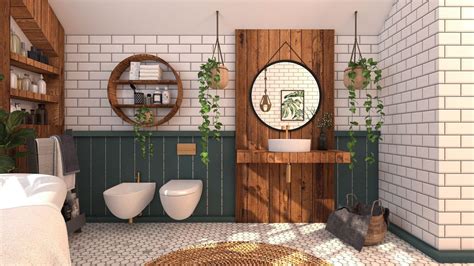 Modern Boho Bathroom Design Homilo