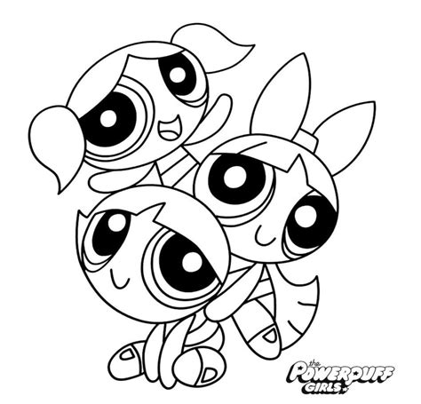 Powerpuff Kleurplaten PEPE LT