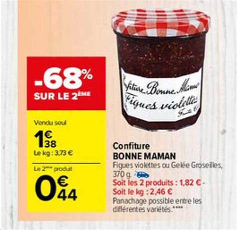 Promo Confiture Bonne Maman Chez Carrefour Market Icatalogue Fr