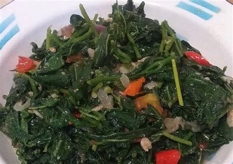 Resep Tumis Daun Singkong Oleh Tati Noerh Cookpad