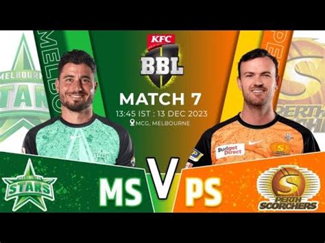 Sta Vs Sco Dream Prediction Melbourne Stars Vs Perth Scorchers