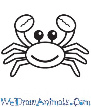 Crab Drawing For Kids