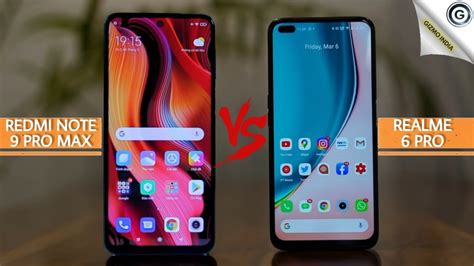 Redmi Note 9 Pro Max Vs Realme 6 Pro Full Comparison Display