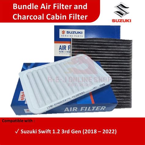 Bundle Air Filter And Charcoal Cabin Filter For Suzuki Swift 1 2 3rd