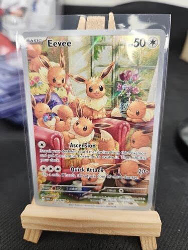 Eevee 188 167 Twilight Masquerade Illustration Rare Holo Full Art