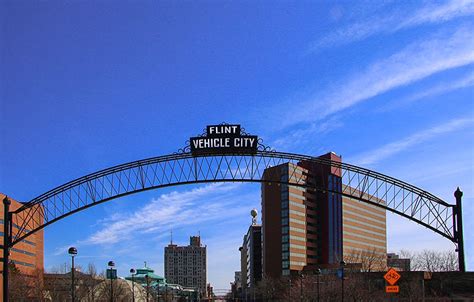 Street Archway Sign Flint Michigan Signs By Crannie