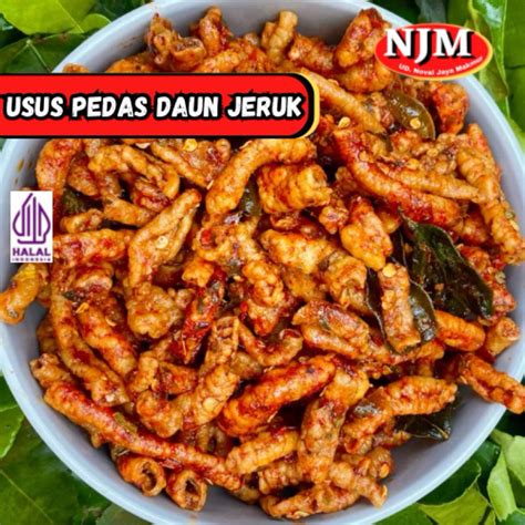 Jual NJM USUS CRISPY PEDAS DAUN JERUK1 000gr 1kg Shopee Indonesia