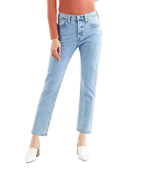 Levis 501 Crop Jeans Mit Hoher Taille In Tango Surge