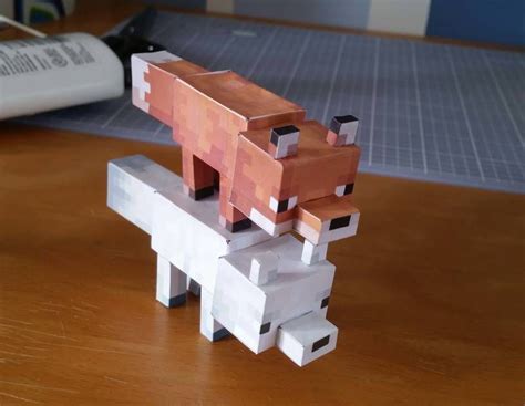 Papercraft Fox Zorro De Minecraft Para Armar Pixel Papercraft Porn