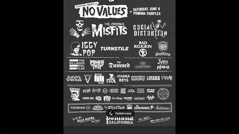 NO VALUES POMONA LIVE 2024 PUNK CONCERT YouTube