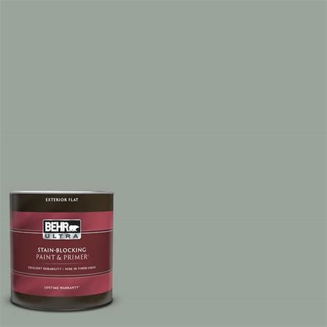 Behr Ultra 1 Qt N410 4 Natures T Flat Exterior Paint And Primer