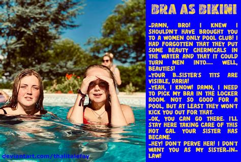 Bra As Bikini Tg Caption By Thalitalefay On Deviantart