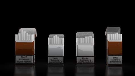 Presentation Of Davidoff Cigarettes By Human3dstudio 2 On Behance