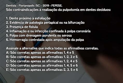 Indicações E Contraindicações Da Pulpotomia Em Dentes Decíduos