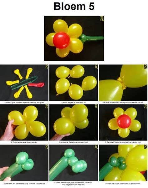 Como Fazer Flor De Balão - Como Fazer Flor De Balao: Tutorial Facil