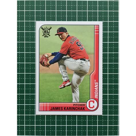 Topps Mlb Big League James Karinchak Cleveland Indians