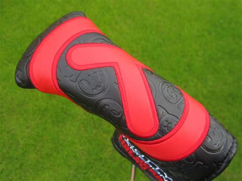 Scotty Cameron Tour Only Hot Head Harry Black Red Industrial Circle T Blade Headcover Tour