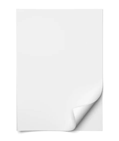 Blank Sheet Of White Paper — Stock Photo © Usersam2007 26428583