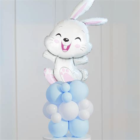 Easter Bunny Inflated Balloon Stack Balloonfactoryie