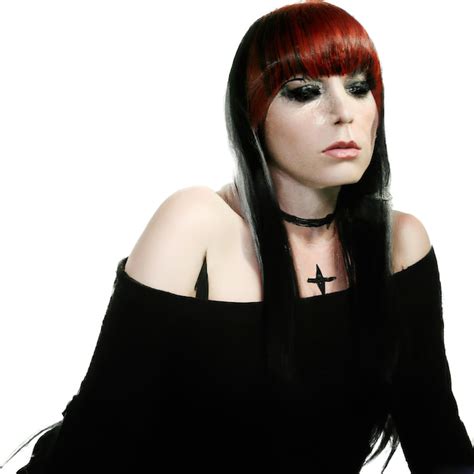 Beautiful Goth Girl Premium Ai Generated Image