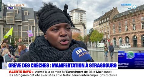 Strasbourg le personnel des crèches en grève pour demander une