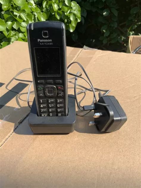 TÉLÉPHONE SANS FIL Panasonic KX TCA185UK DECT noir pour système PBX