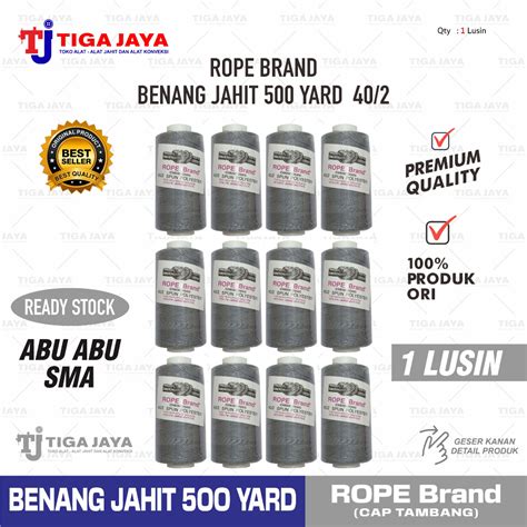 Jual Tigajayaofficial Benang Jahit Kecil Yard Ukuran Rope Brand