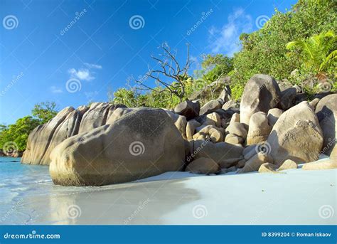 Anse Lazio stock photo. Image of seascape, island, heaven - 8399204