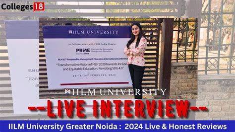 Live Interview Iilm University Greater Noida 2024 Review Live