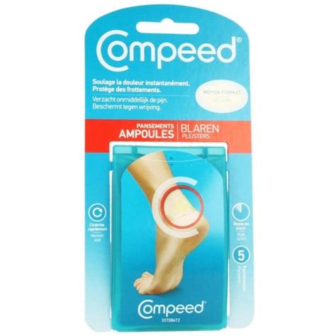 Compeed Pansement Ampoules Moyen Format 5 Pansements