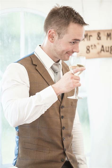 Tweed Wedding Waistcoat Tailored For A Client By The Cotswold Tailor