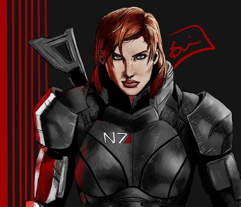 Im Drawing A Me Character Every Week Until Spring Week Two Femshep Rmasseffect