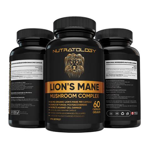 Nutratology Lion's Mane Highest Potency - 60 Capsules