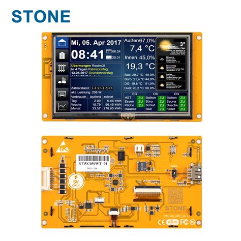 Polegada Painel Da Tela De Toque De Hmi Para O Trabalho Industrial