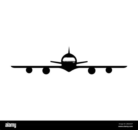 Airplane Icon Illustrated In Vector On White Background Stock Vector