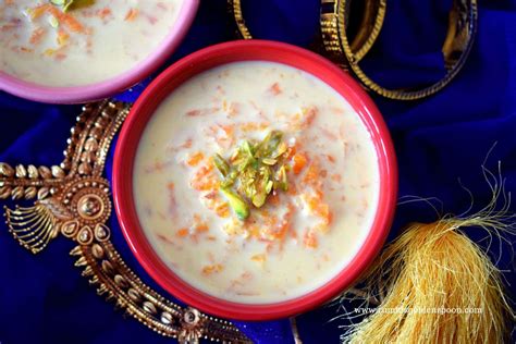 Carrot Kheer Carrot Payasam Gajar Ki Kheer Rumkis Golden Spoon