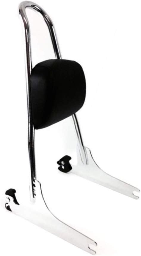 Amazon Tall Quick Release Chrome Passenger Detachable Backrest